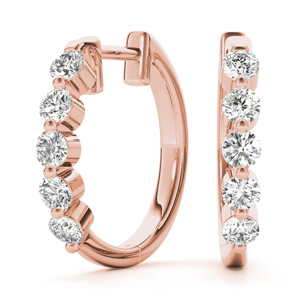Hermance Diamond Hoop Earrings