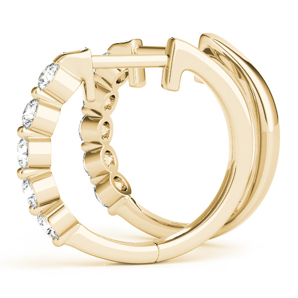 Hermance Diamond Hoop Earrings
