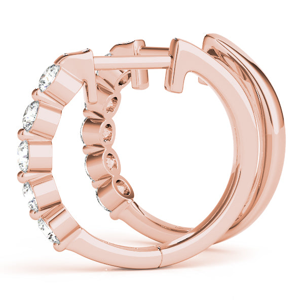 Hermance Diamond Hoop Earrings