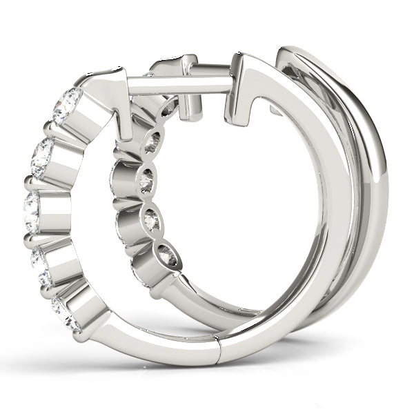 Hermance Diamond Hoop Earrings