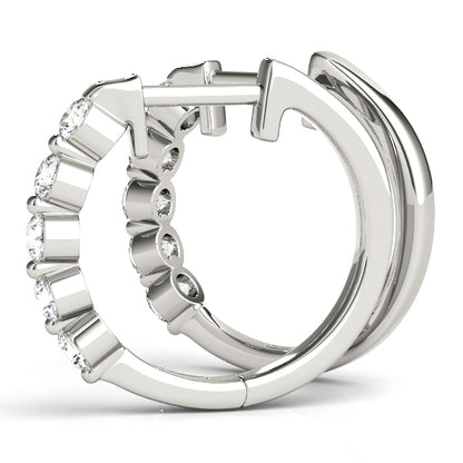 Hermance Diamond Hoop Earrings