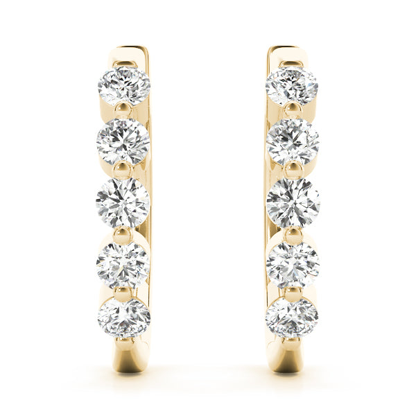 Hermance Diamond Hoop Earrings