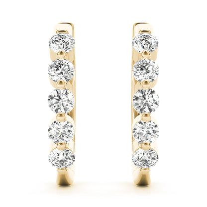 Hermance Diamond Hoop Earrings