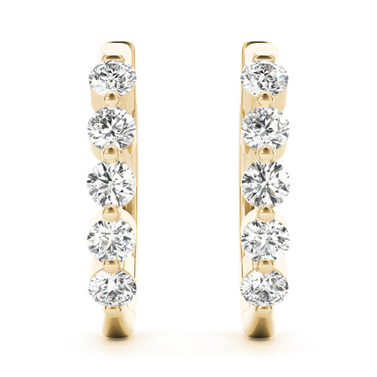 Hermance Diamond Hoop Earrings