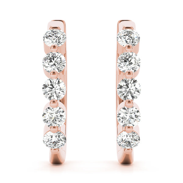 Hermance Diamond Hoop Earrings