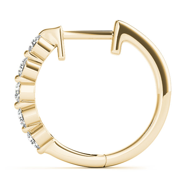Hermance Diamond Hoop Earrings