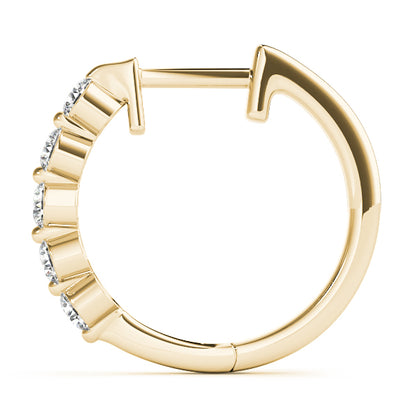 Hermance Diamond Hoop Earrings