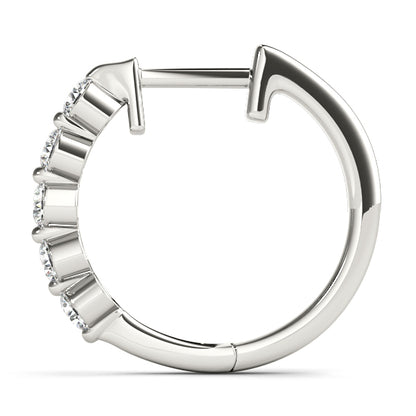 Hermance Diamond Hoop Earrings