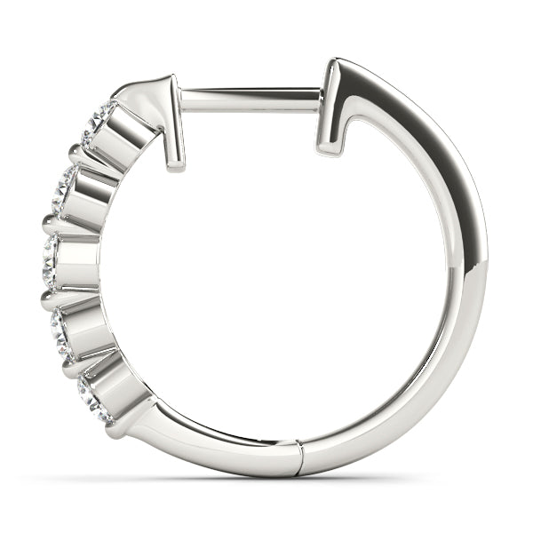 Hermance Diamond Hoop Earrings