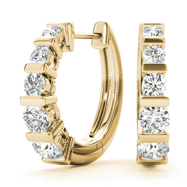Kadence Diamond Hoop Earrings