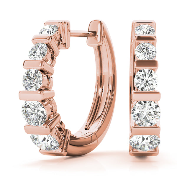 Kadence Diamond Hoop Earrings