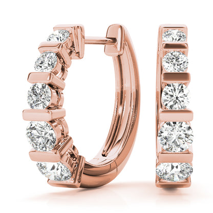 Kadence Diamond Hoop Earrings