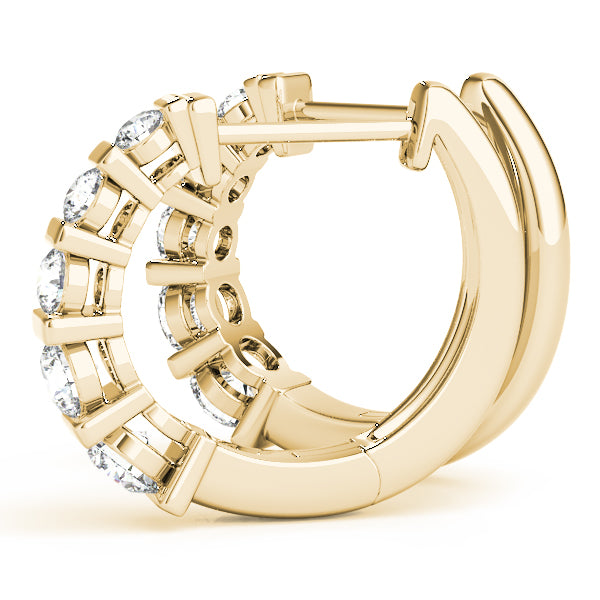 Kadence Diamond Hoop Earrings
