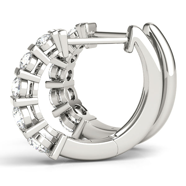 Kadence Diamond Hoop Earrings