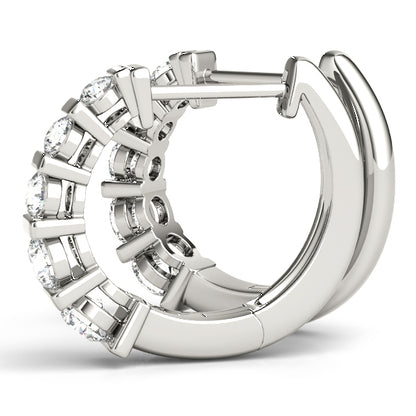 Kadence Diamond Hoop Earrings