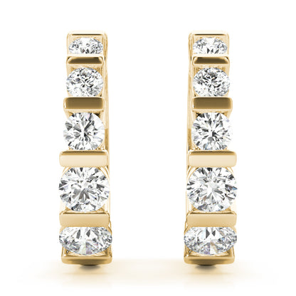 Kadence Diamond Hoop Earrings