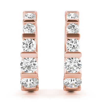 Kadence Diamond Hoop Earrings