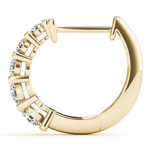 Kadence Diamond Hoop Earrings