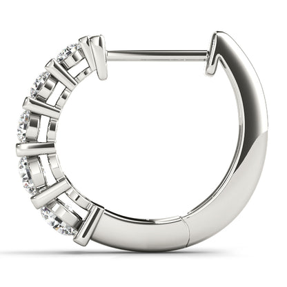 Kadence Diamond Hoop Earrings