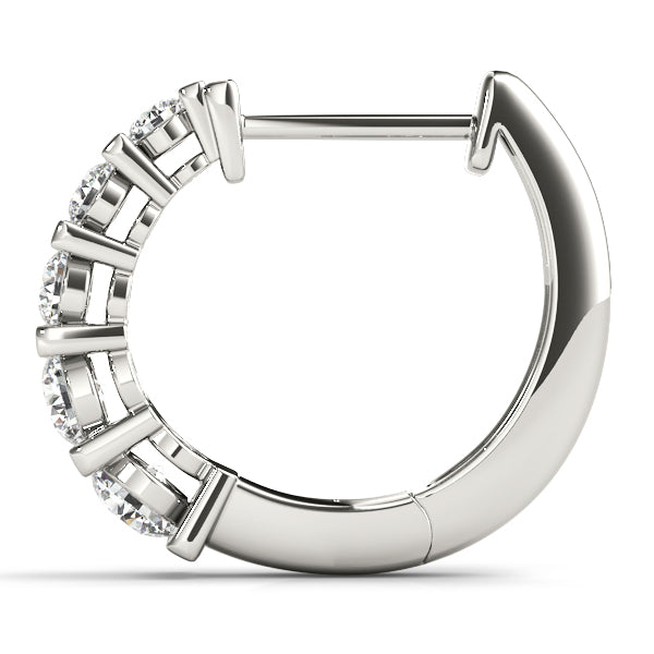 Kadence Diamond Hoop Earrings