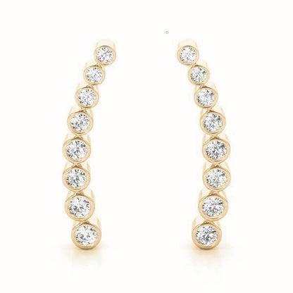 Palatine Diamond Ear Climber Earrings