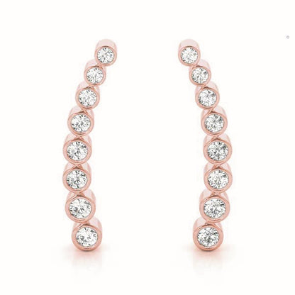 Palatine Diamond Ear Climber Earrings