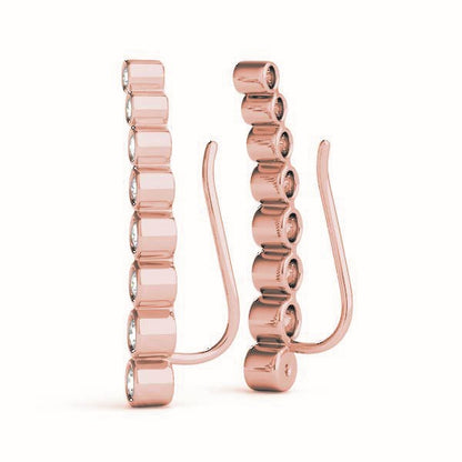 Palatine Diamond Ear Climber Earrings