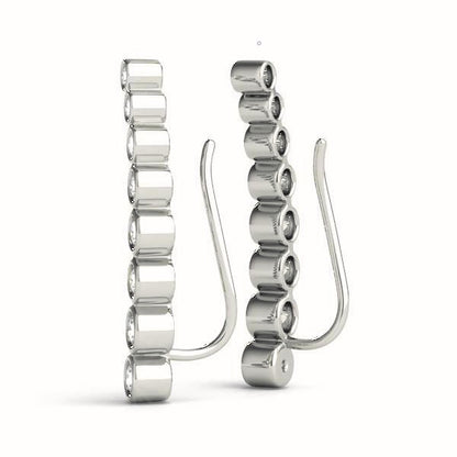 Palatine Diamond Ear Climber Earrings