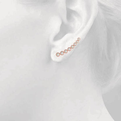 Palatine Diamond Ear Climber Earrings