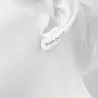 Palatine Diamond Ear Climber Earrings