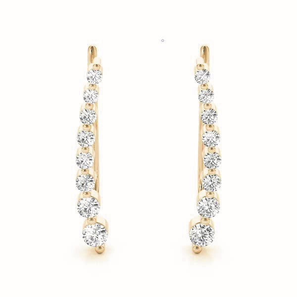 Quirine Diamond Ear Climber Earrings