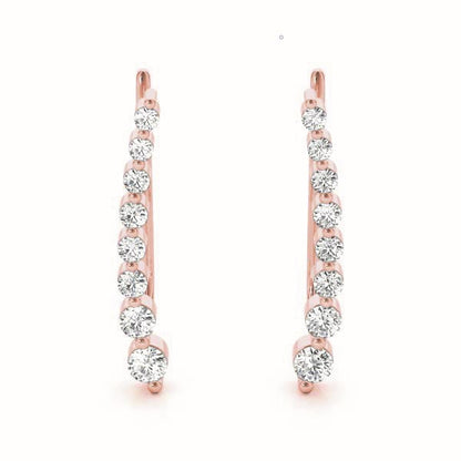 Quirine Diamond Ear Climber Earrings
