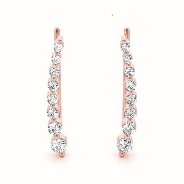 Quirine Diamond Ear Climber Earrings