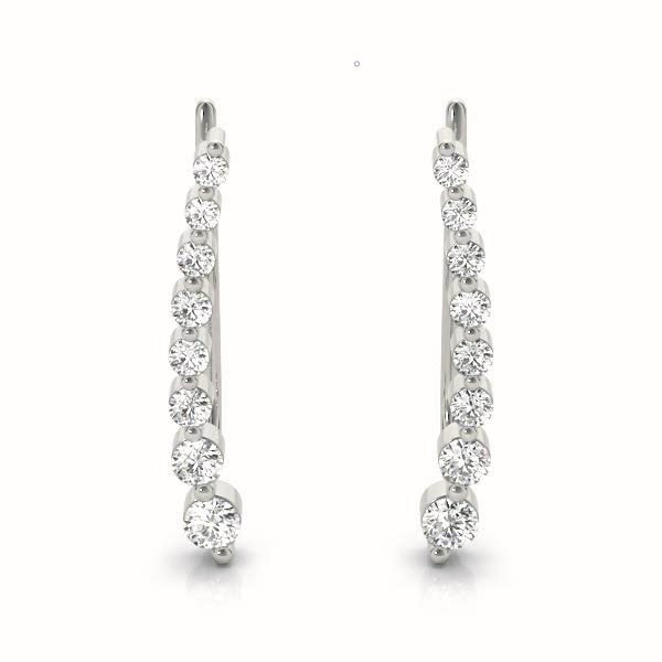 Quirine Diamond Ear Climber Earrings