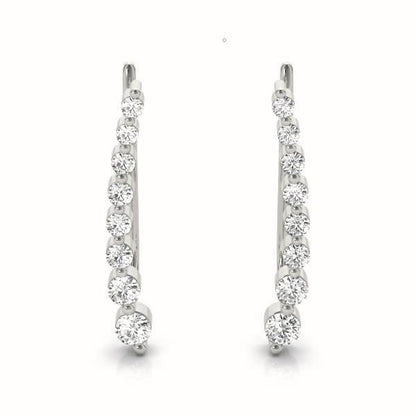 Quirine Diamond Ear Climber Earrings