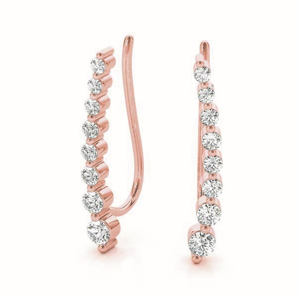 Quirine Diamond Ear Climber Earrings