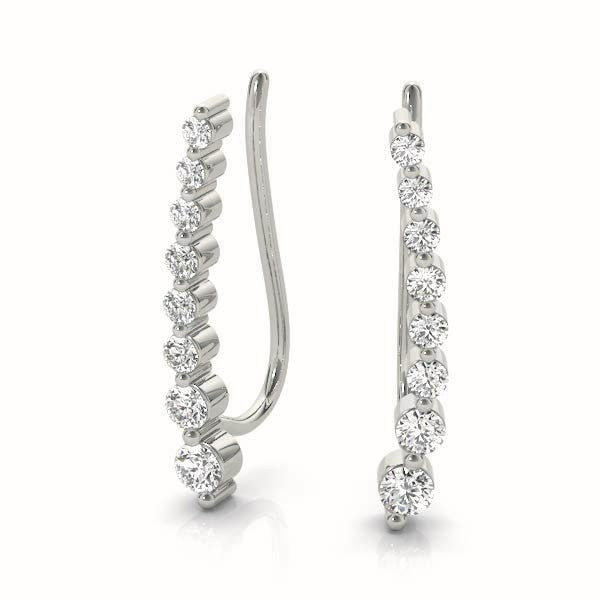 Quirine Diamond Ear Climber Earrings