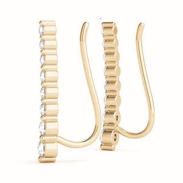 Quirine Diamond Ear Climber Earrings
