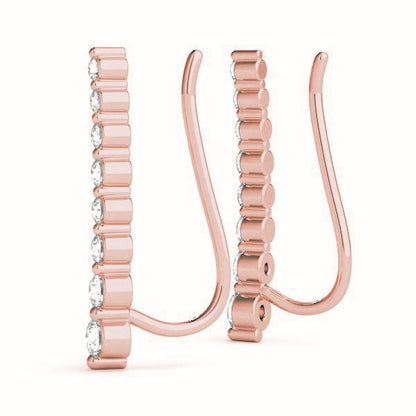Quirine Diamond Ear Climber Earrings