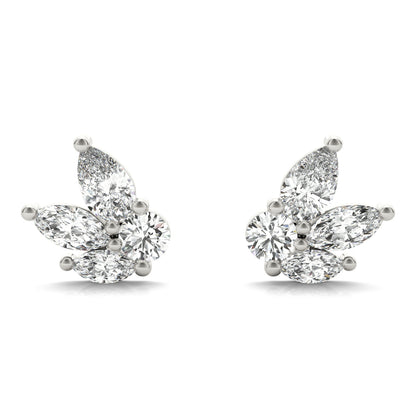 Pear, Marquise &amp; Round Diamond Fashion Earrings – 0.52 ct
