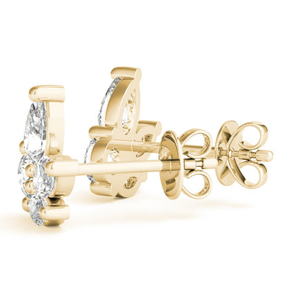 Pear, Marquise &amp; Round Diamond Fashion Earrings – 0.52 ct