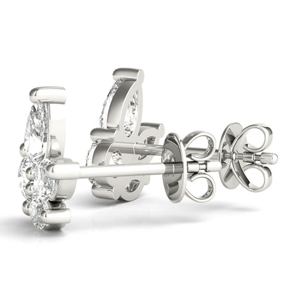 Pear, Marquise &amp; Round Diamond Fashion Earrings – 0.52 ct
