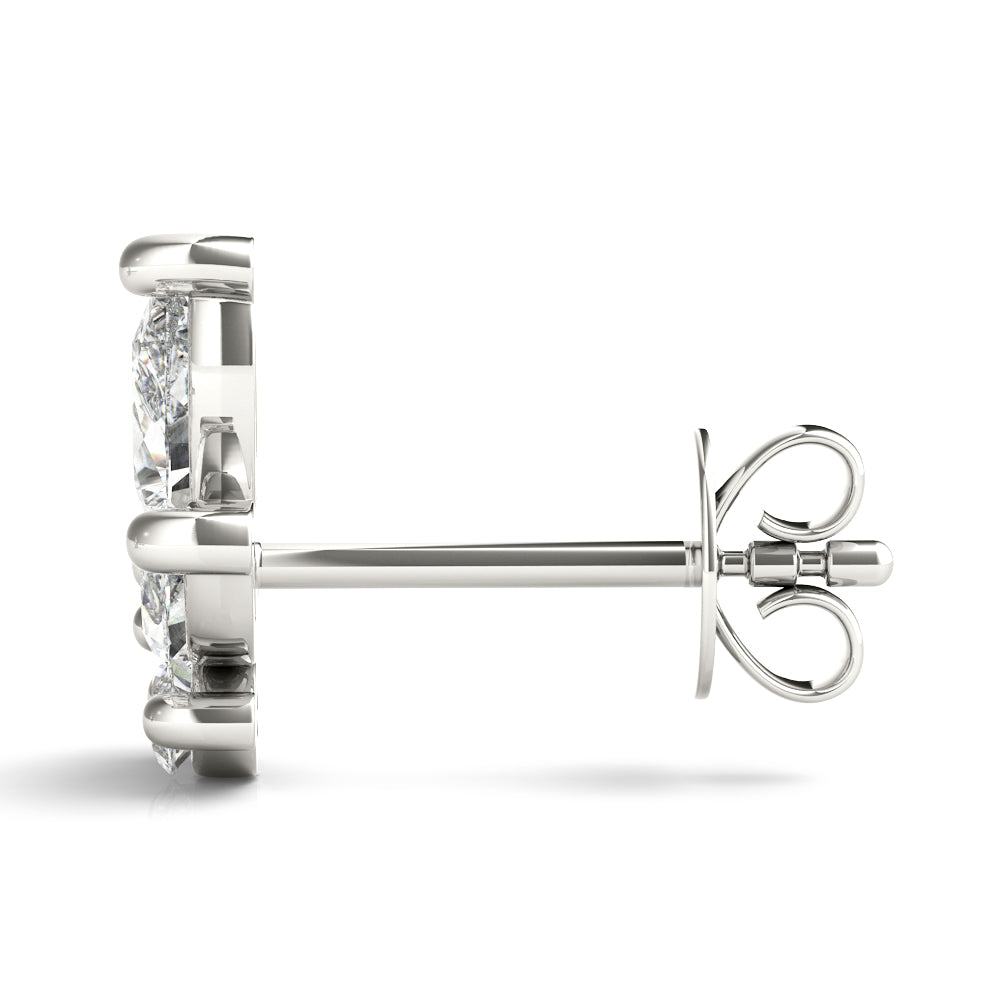 Pear, Marquise &amp; Round Diamond Fashion Earrings – 0.52 ct