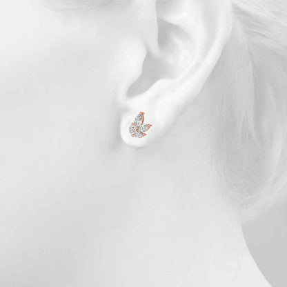 Pear, Marquise &amp; Round Diamond Fashion Earrings – 0.52 ct