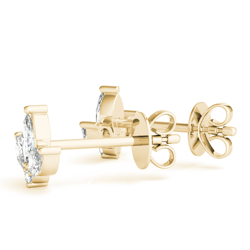 Gaia Floral Cluster Diamond Studs