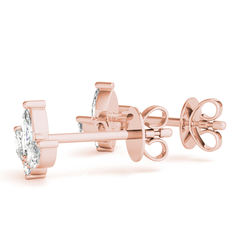Gaia Floral Cluster Diamond Studs