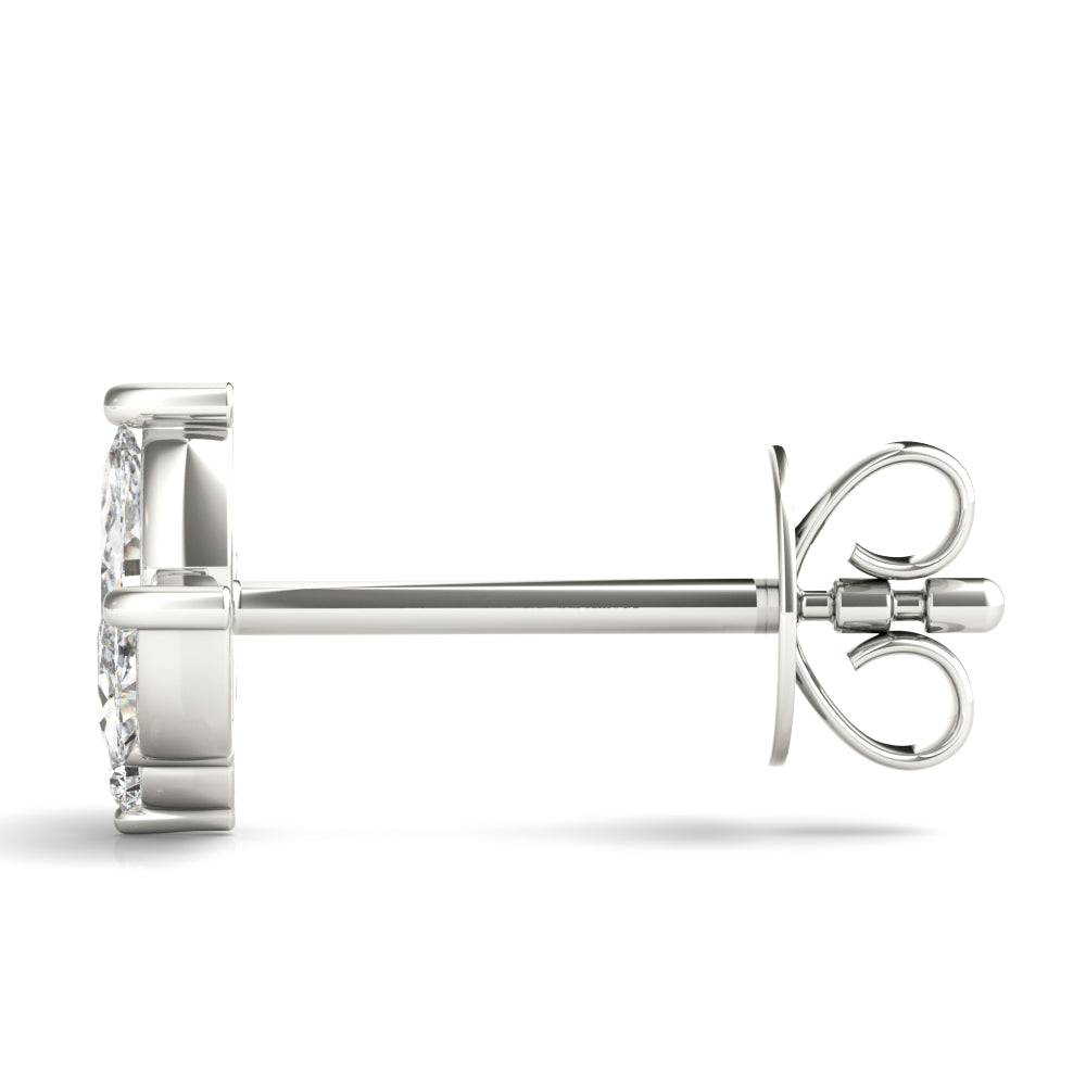 Marquise Diamond Floral Earrings – 0.43 ct