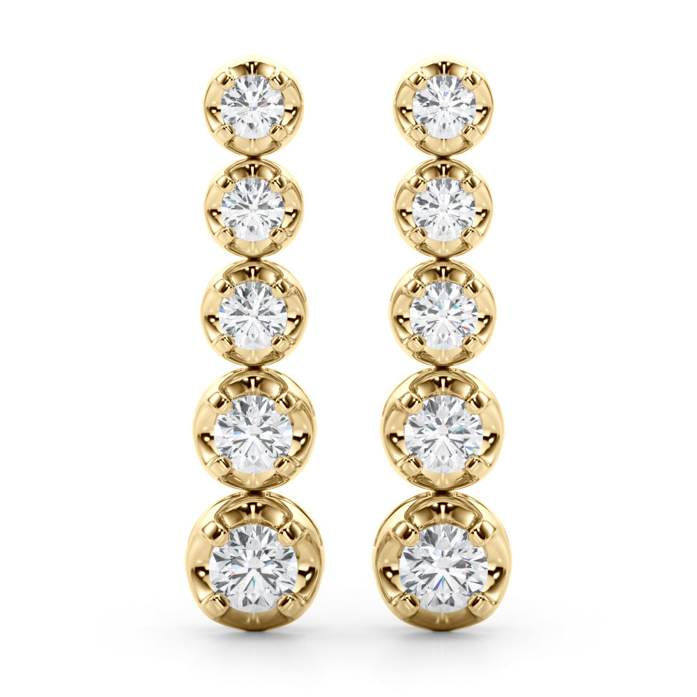 Olympia Diamond Dangle Earrings