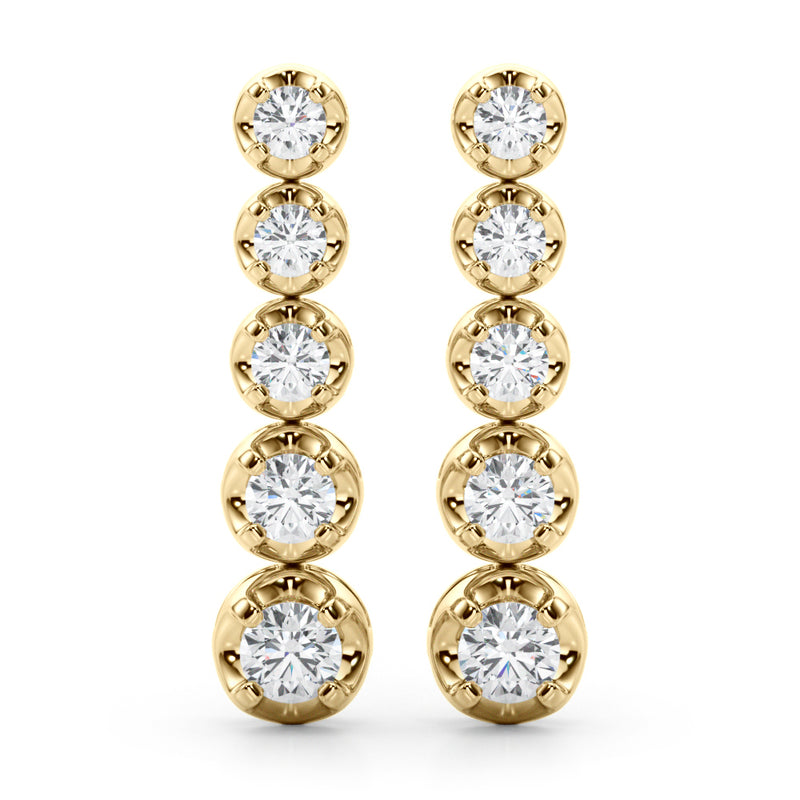 Olympia Diamond Dangle Earrings