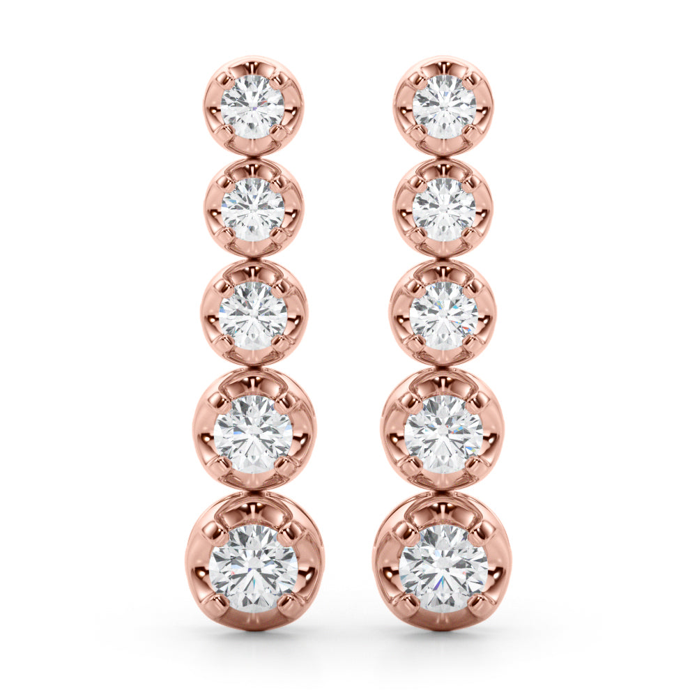 Olympia Diamond Dangle Earrings